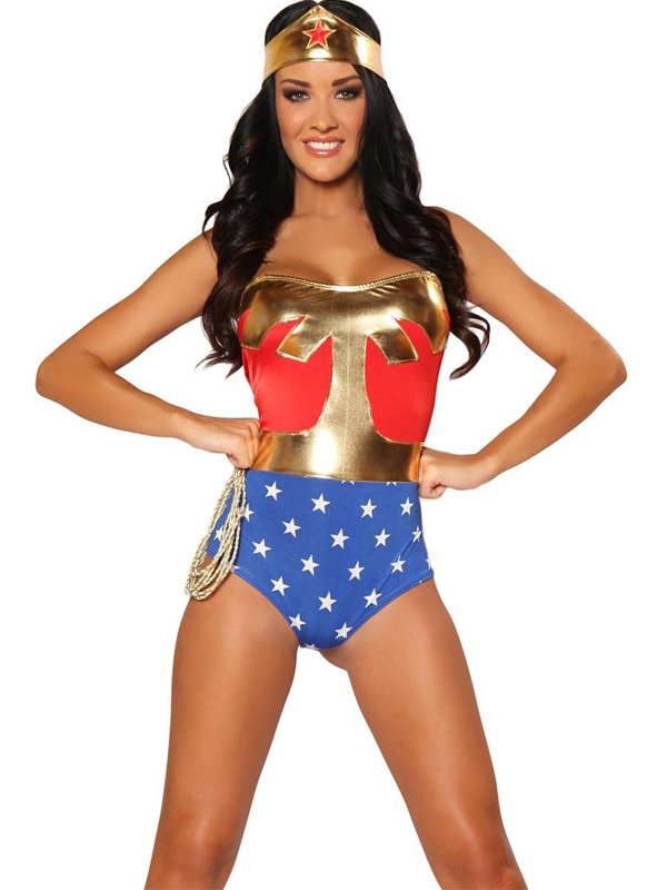 Wonder Woman Sexy Leotard Cosplay Costume 16091416